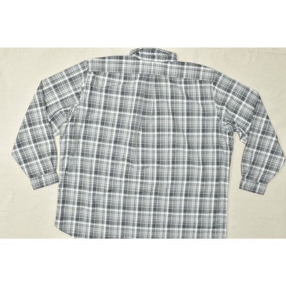 NEW Polo Ralph Lauren Men's Performance Plaid Button Down Shirt Size 4XLT Gray - Picture 7 of 8